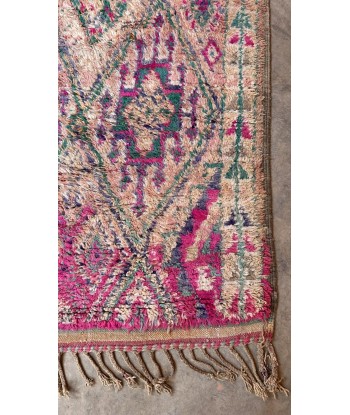 Tapis Berbere marocain pure laine 194 x 363 cm VENDU en linge