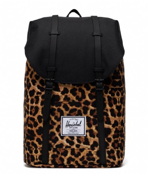 Sac à dos HERSCHEL Retreat Léopard Black en ligne