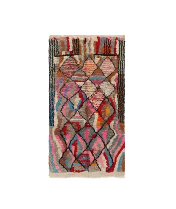 Tapis Berbere marocain pure laine 162 x 272 cm les ctes