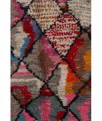 Tapis Berbere marocain pure laine 162 x 272 cm les ctes