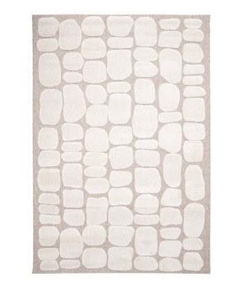 Tapis en relief style japandi GALET la chaussure