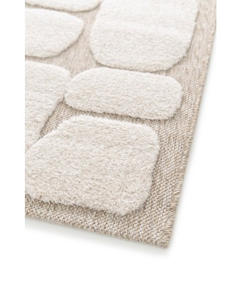 Tapis en relief style japandi GALET la chaussure