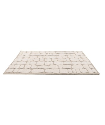 Tapis en relief style japandi GALET la chaussure