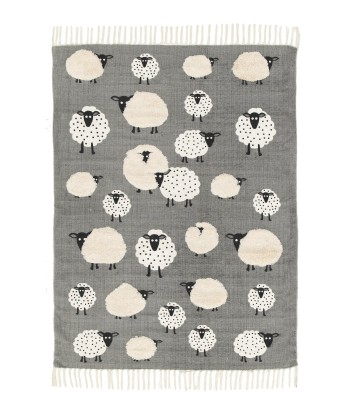 Tapis enfant en coton PETITS MOUTONS de France