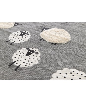 Tapis enfant en coton PETITS MOUTONS de France