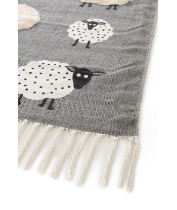 Tapis enfant en coton PETITS MOUTONS de France