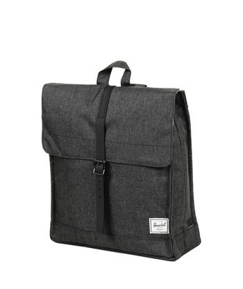 Sac à dos HERSCHEL City Mid-Volume Black Crosshatch pas cher 