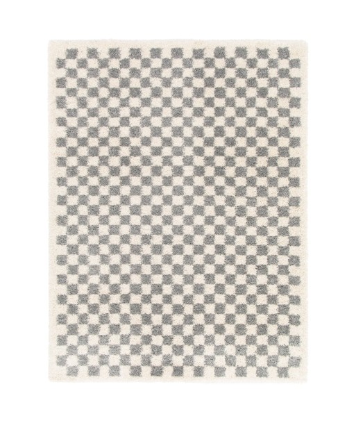 Tapis à poil haut doux et confortable CHECKERS de France