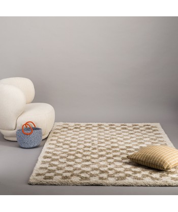 Tapis à poil haut doux et confortable CHECKERS Les êtres humains sont 