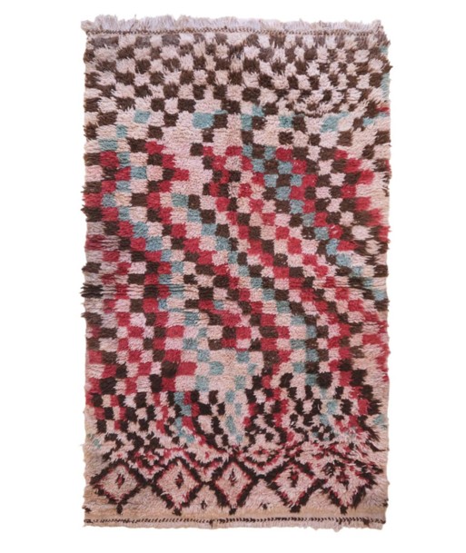 Tapis Berbere marocain pure laine 110 x 176 cm Faites des économies