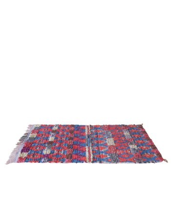 Tapis Berbere marocain en textiles recyclés 71 x 168 cm plus qu'un jeu 